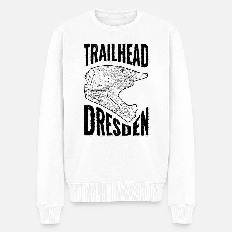 T-shirt VTT Trailhead Dresde - Pull Premium bio Homme - blanc