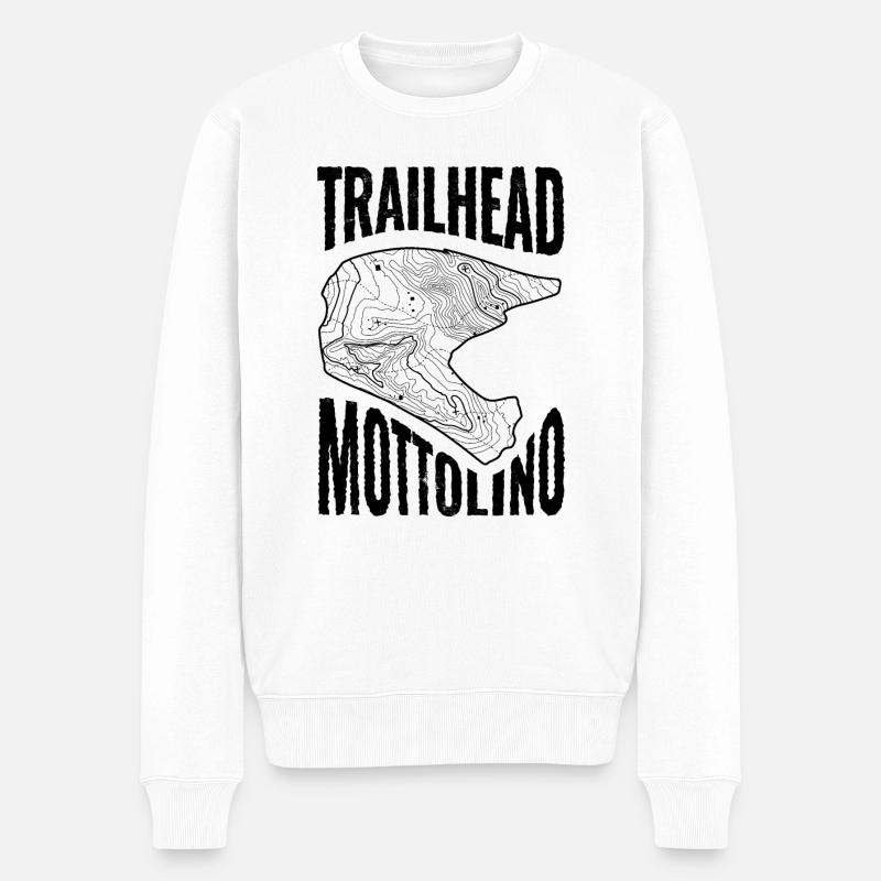 T-shirt VTT Trailhead Mottolino - Pull Premium bio Homme - blanc