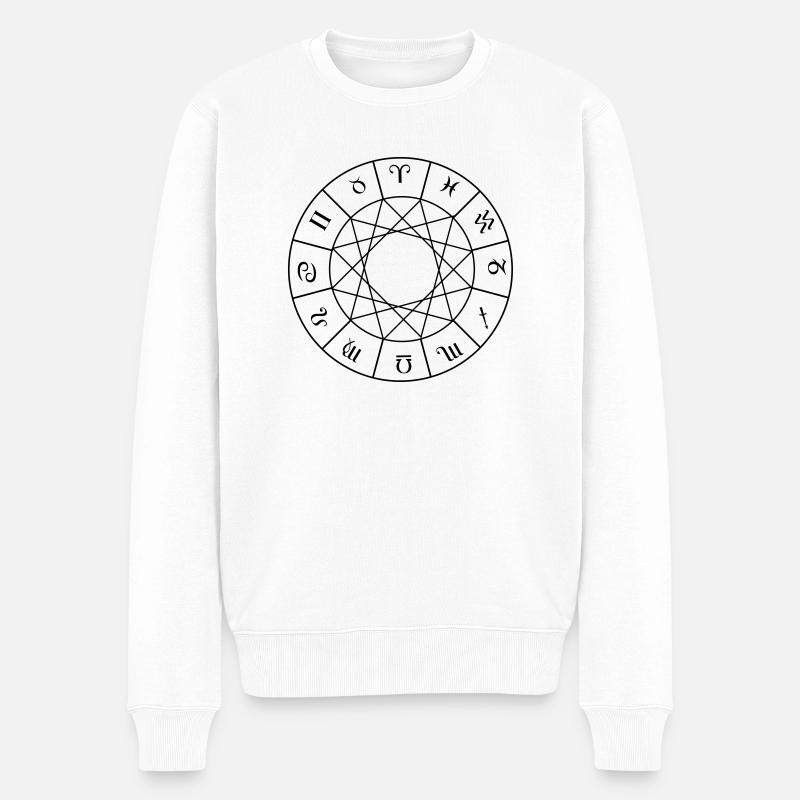 Astrologie - Pull Premium bio Homme - blanc
