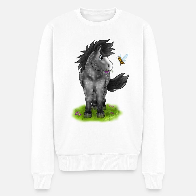 La moisissure de pomme indignée - Pull Premium bio Homme - blanc