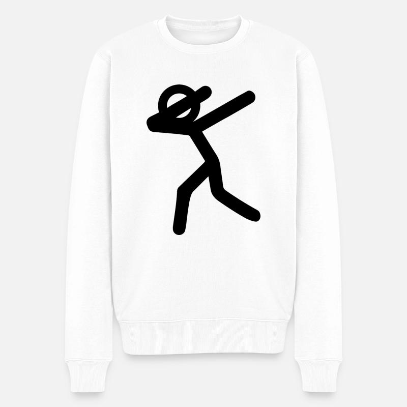 Dabbin ' - Pull Premium bio Homme - blanc