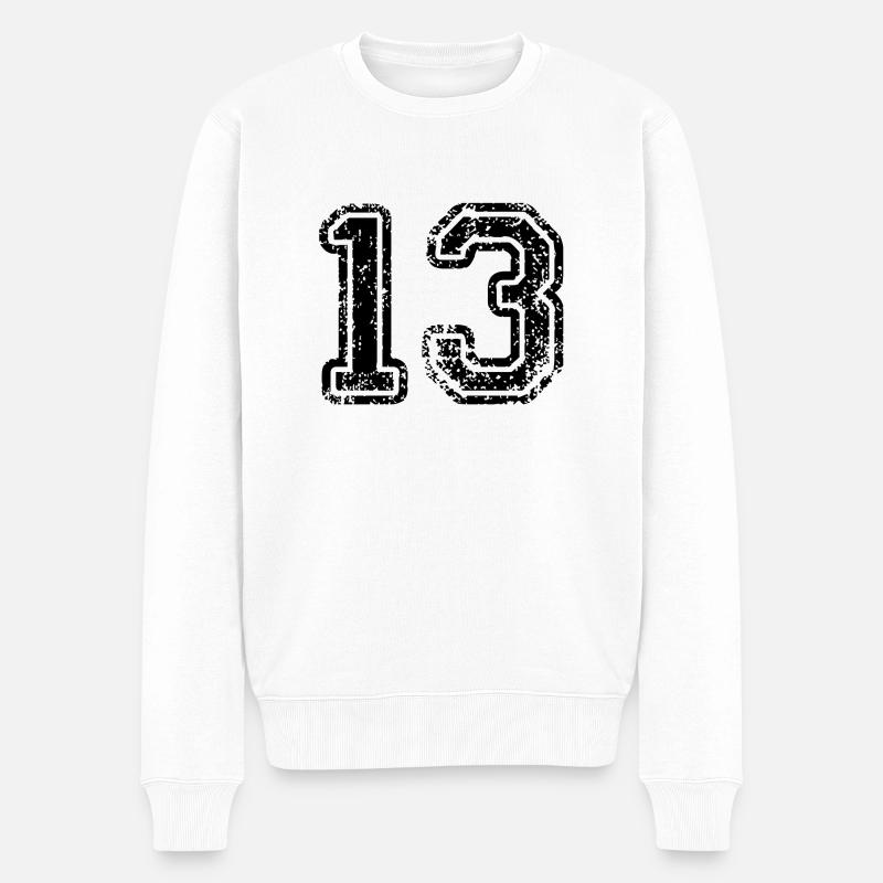 13 - Pull Premium bio Homme - blanc