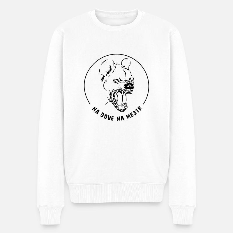 hyena - Pull Premium bio Homme - blanc