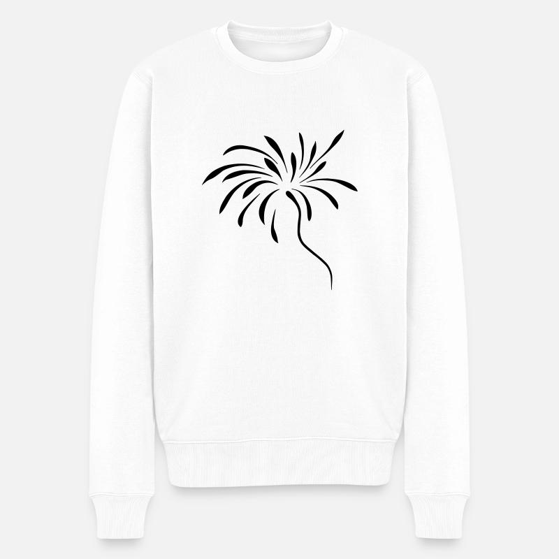 feuerwerk2 - Männer Premium Bio Pullover - Weiß