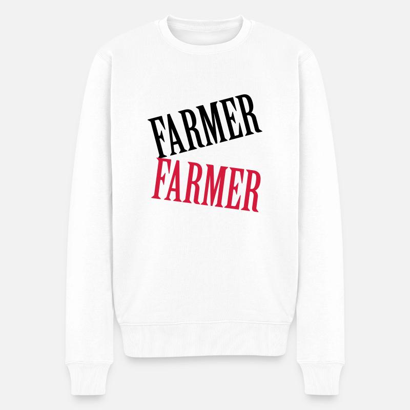 Farmer - Pull Premium bio Homme - blanc
