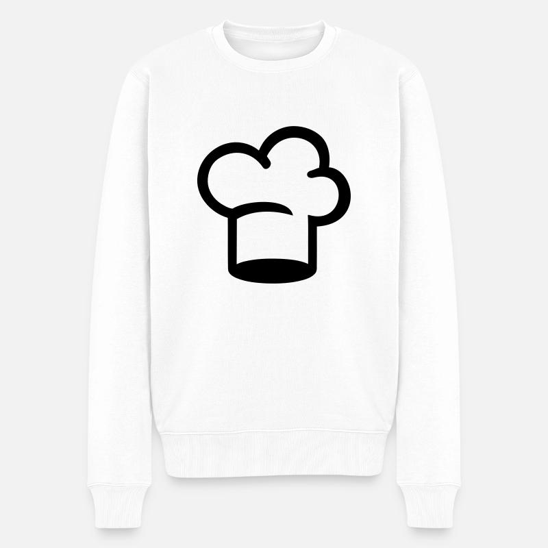 Cuisinier - Pull Premium bio Homme - blanc