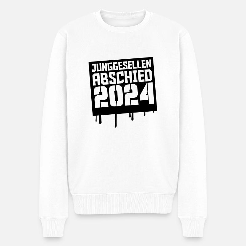 jga 2024 - Männer Premium Bio Pullover - Weiß