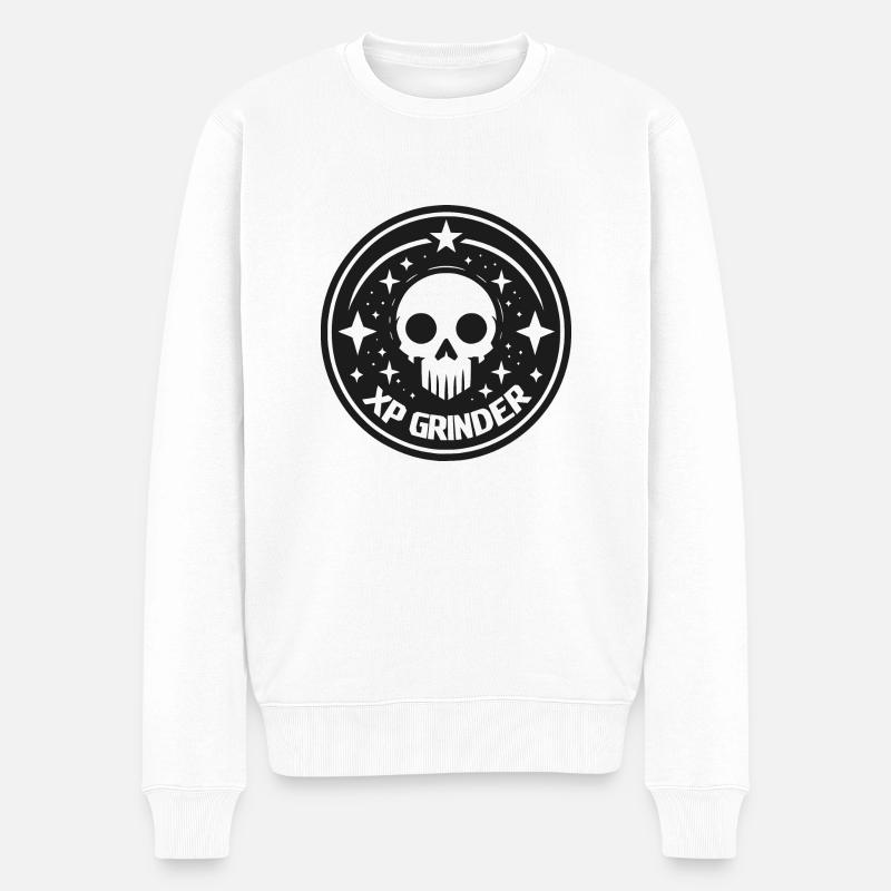 XP Mühle - Männer Premium Bio Pullover - Weiß