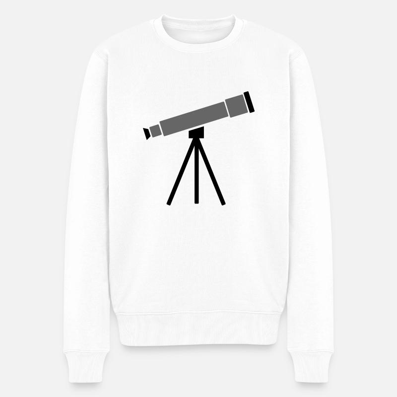 Télescope - Pull Premium bio Homme - blanc