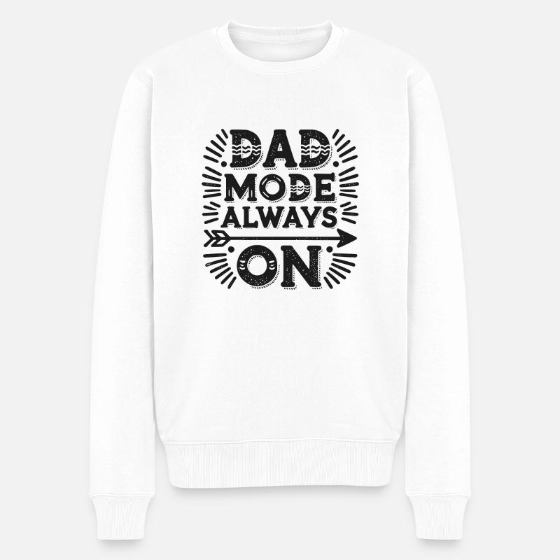 Mode papa toujours activé - Pull Premium bio Homme - blanc