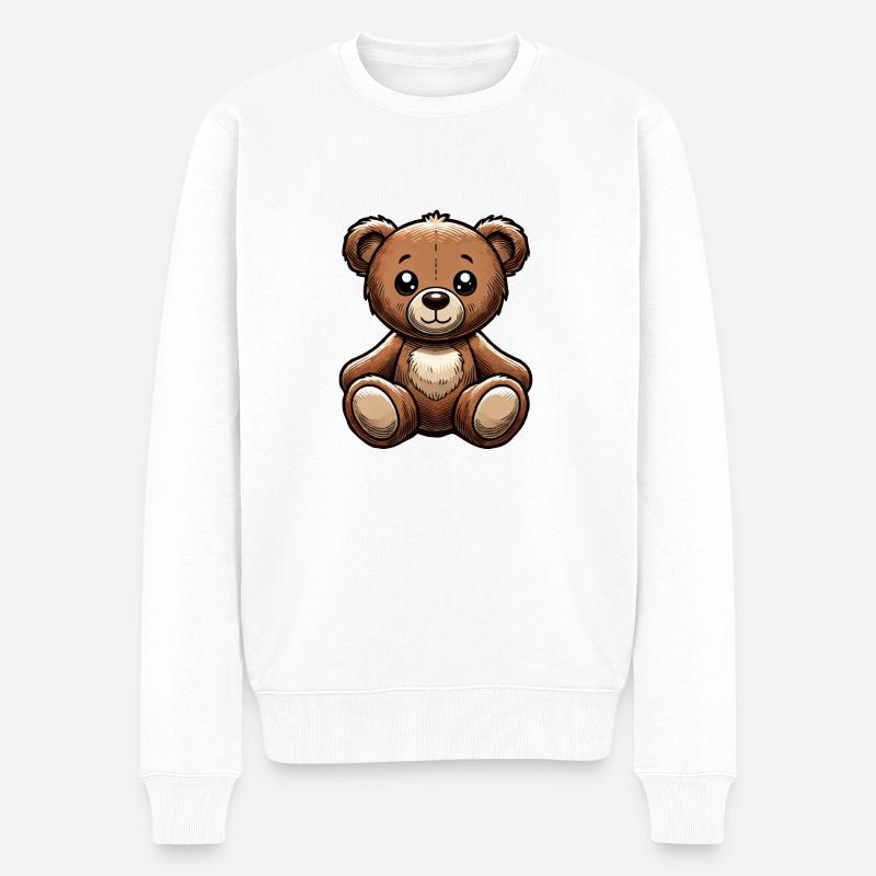 Nounours - Pull Premium bio Homme - blanc