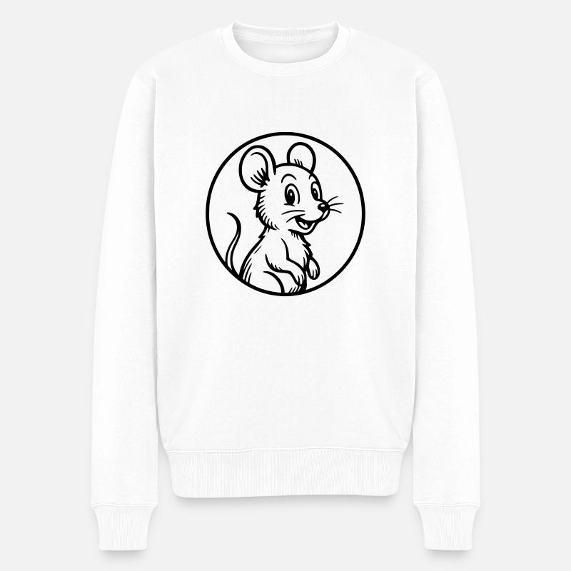Souris - Pull Premium bio Homme - blanc