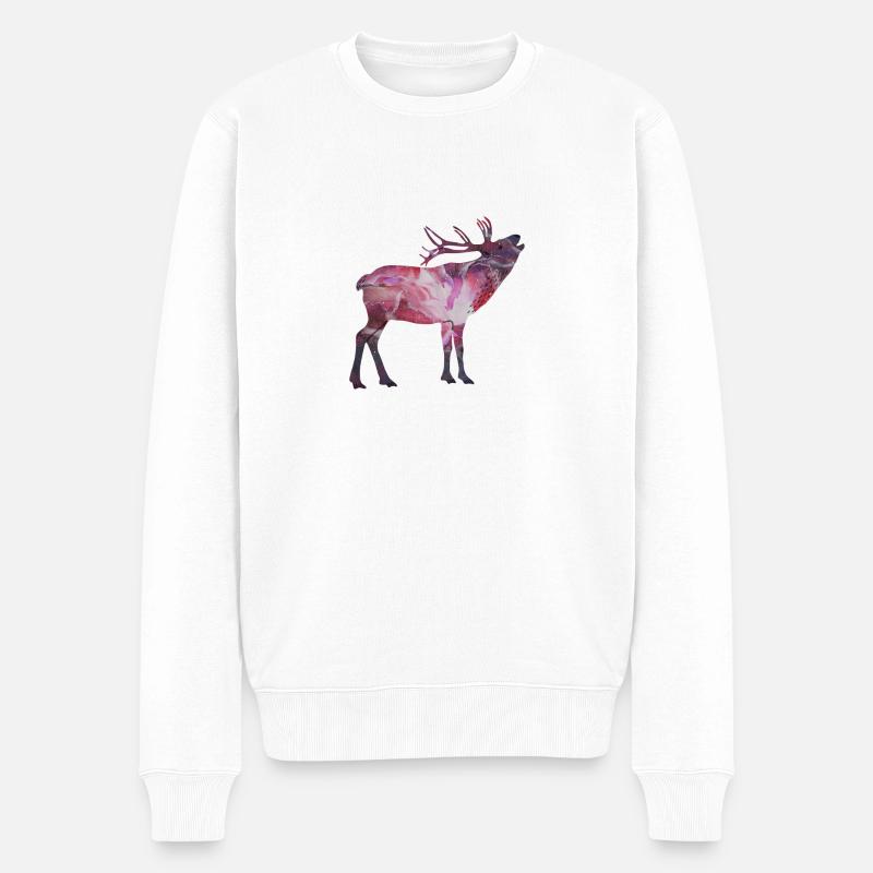 espace Hirsch - Pull Premium bio Homme - blanc