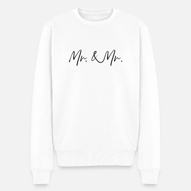 Mariage de M. et M. Pride - Pull Premium bio Homme - blanc