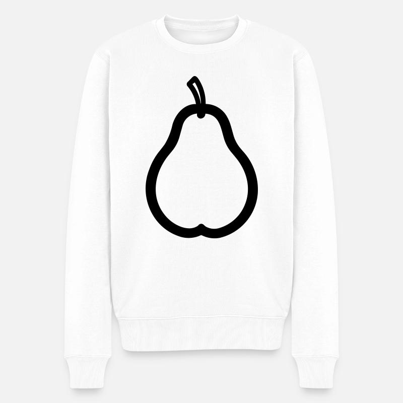 poire - Pull Premium bio Homme - blanc