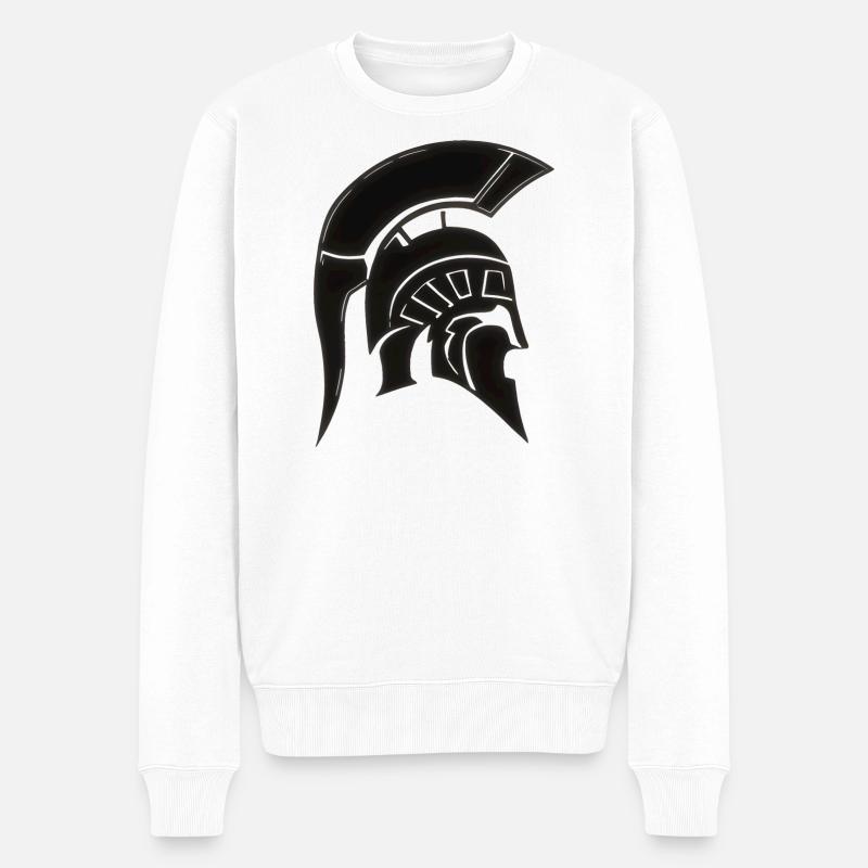Gladiator Wear - Männer Premium Bio Pullover - Weiß