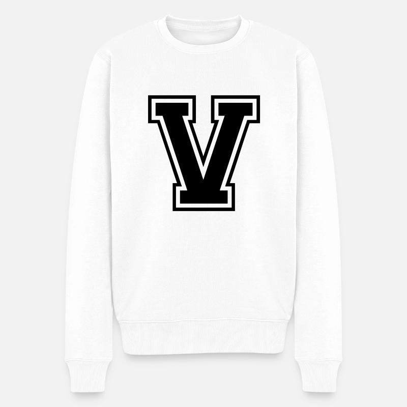 v - Pull Premium bio Homme - blanc