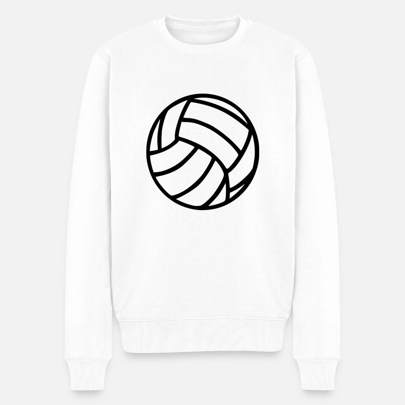 Volleyball - Pull Premium bio Homme - blanc