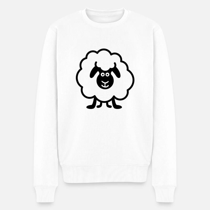 mouton - Pull Premium bio Homme - blanc