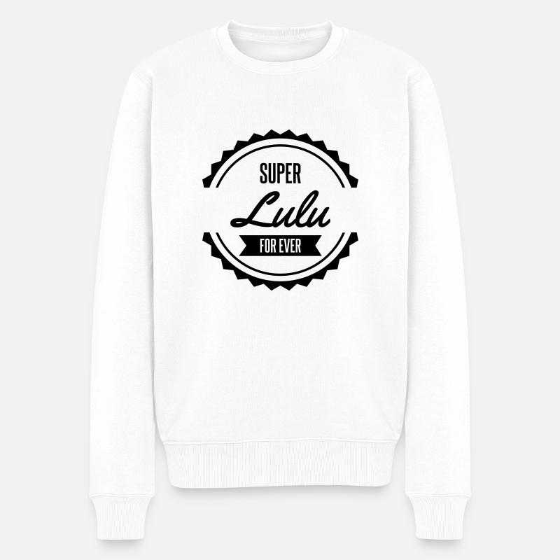 super lulu - Pull Premium bio Homme - blanc