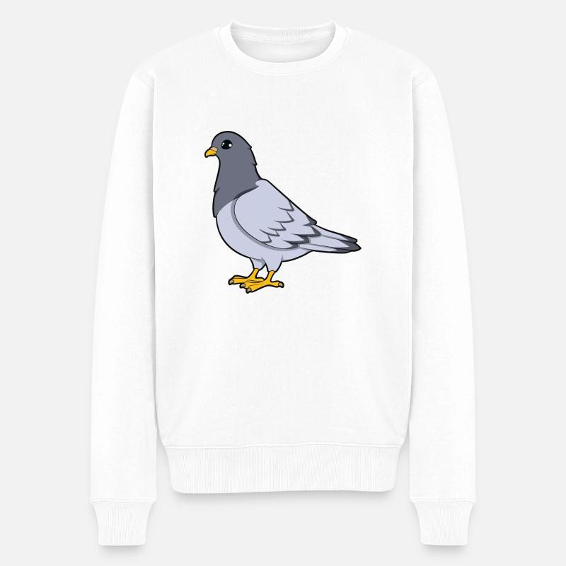 Pigeon - Pull Premium bio Homme - blanc