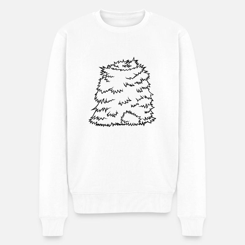 Strohberg Haystack Design - Pull Premium bio Homme - blanc