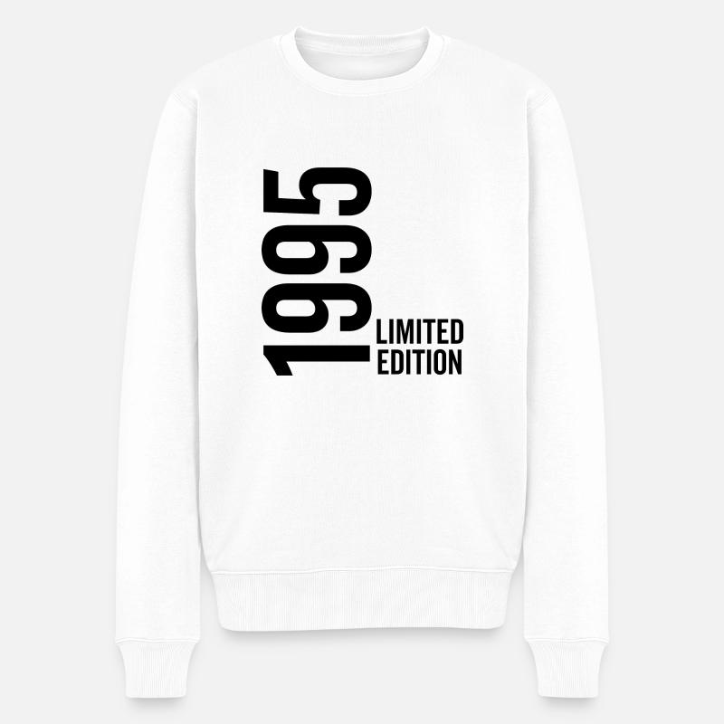 1995 Limited Edition - Männer Premium Bio Pullover - Weiß