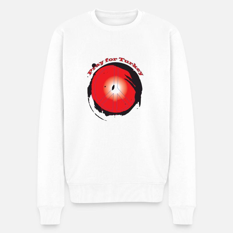 Priez pour la Turquie - Pull Premium bio Homme - blanc