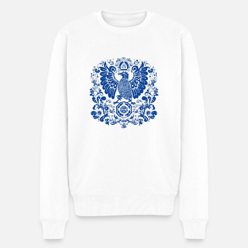 Folklore portugais - Pull Premium bio Homme - blanc