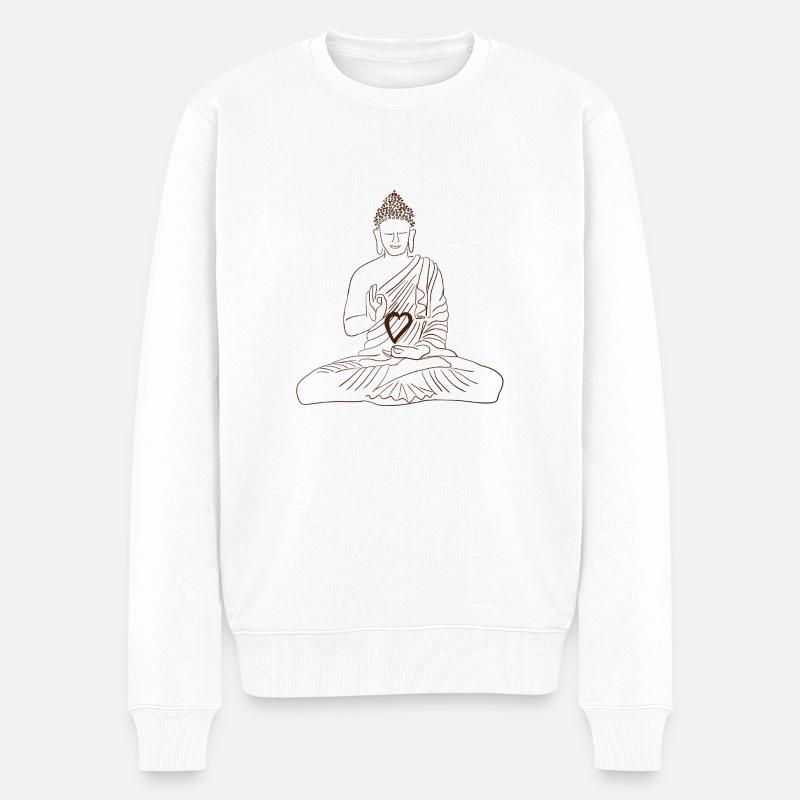 Timeout - Pull Premium bio Homme - blanc