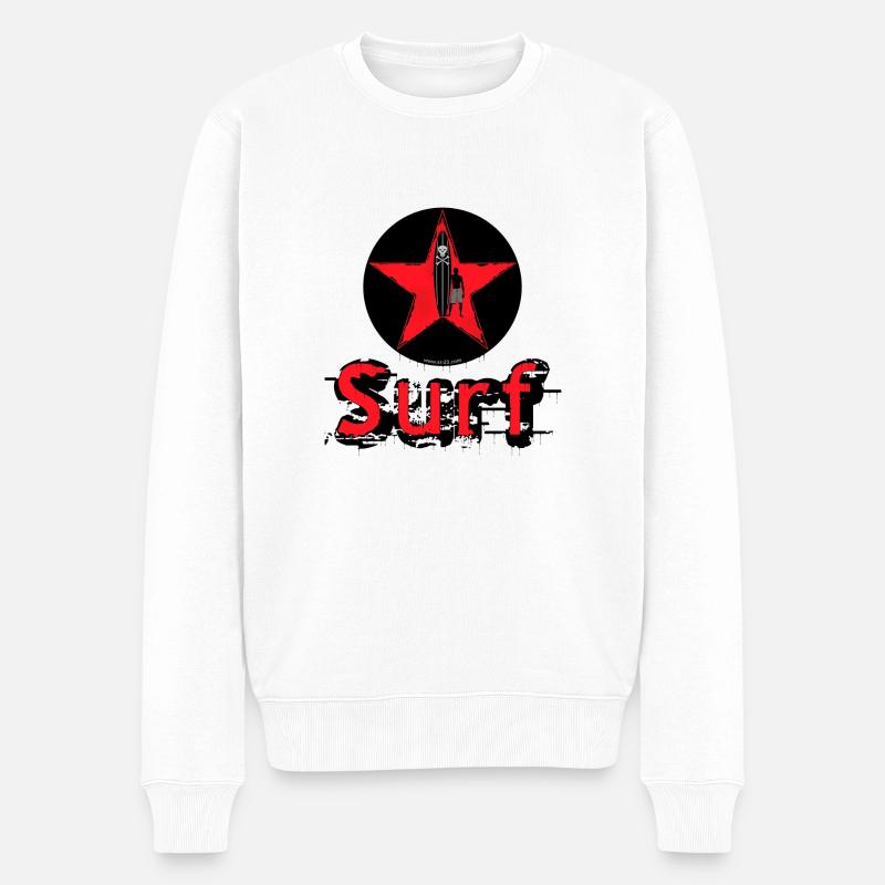 surf star - Männer Premium Bio Pullover - Weiß
