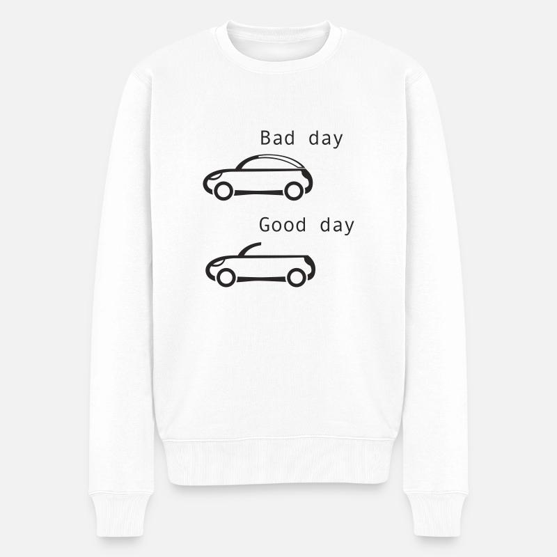 pluriel00 - Männer Premium Bio Pullover - Weiß