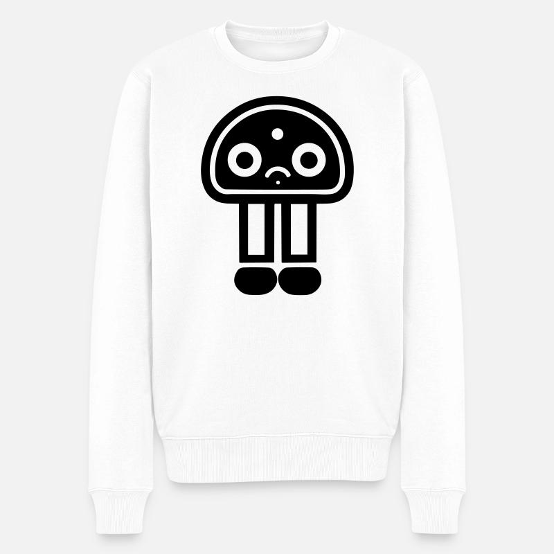 Petit robot - Pull Premium bio Homme - blanc