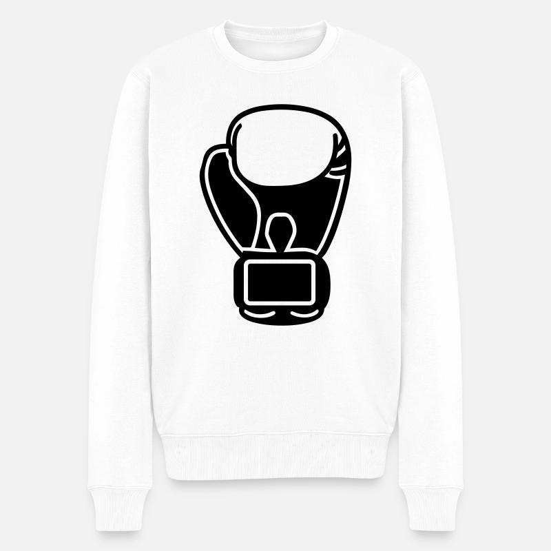 gant de boxe - Pull Premium bio Homme - blanc