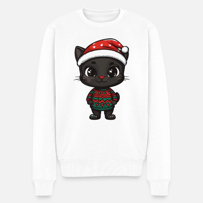Noël des panthères - Pull Premium bio Homme - blanc