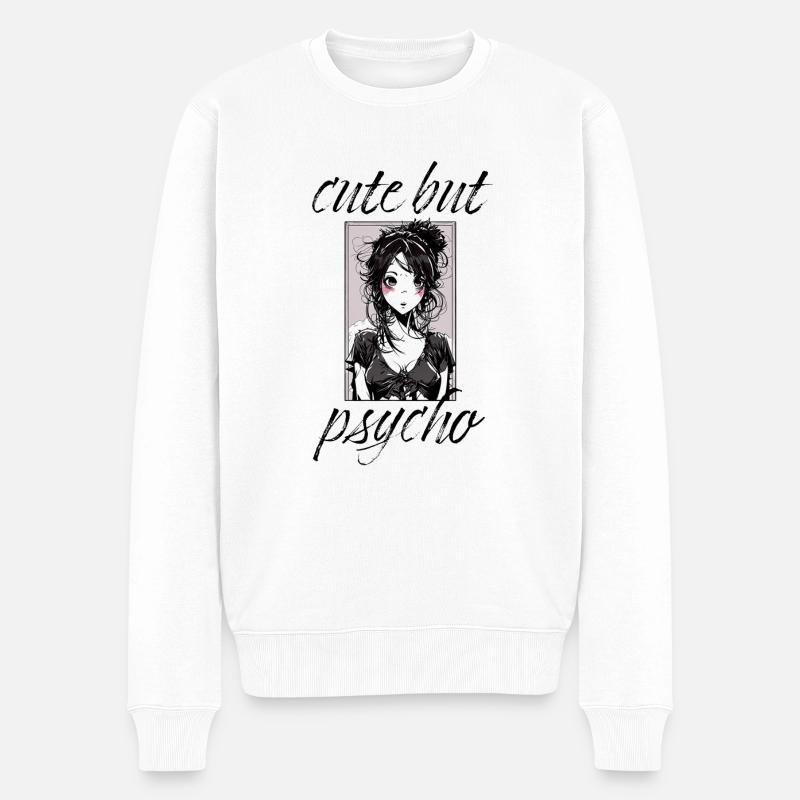 mignon mais psychopathe - Pull Premium bio Homme - blanc