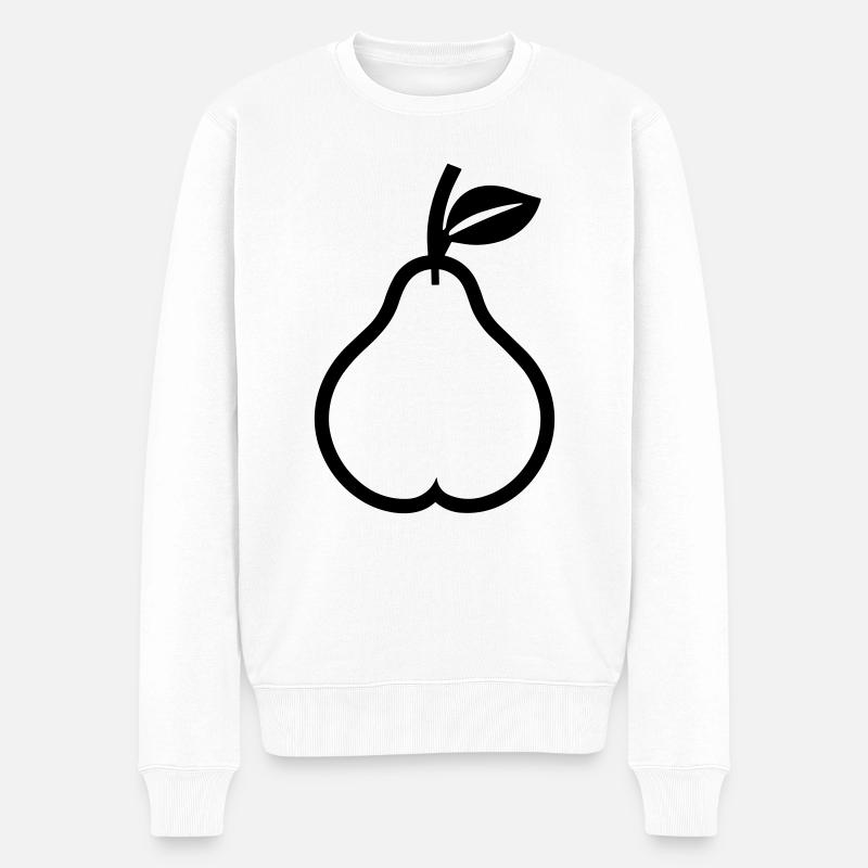 poire - Pull Premium bio Homme - blanc