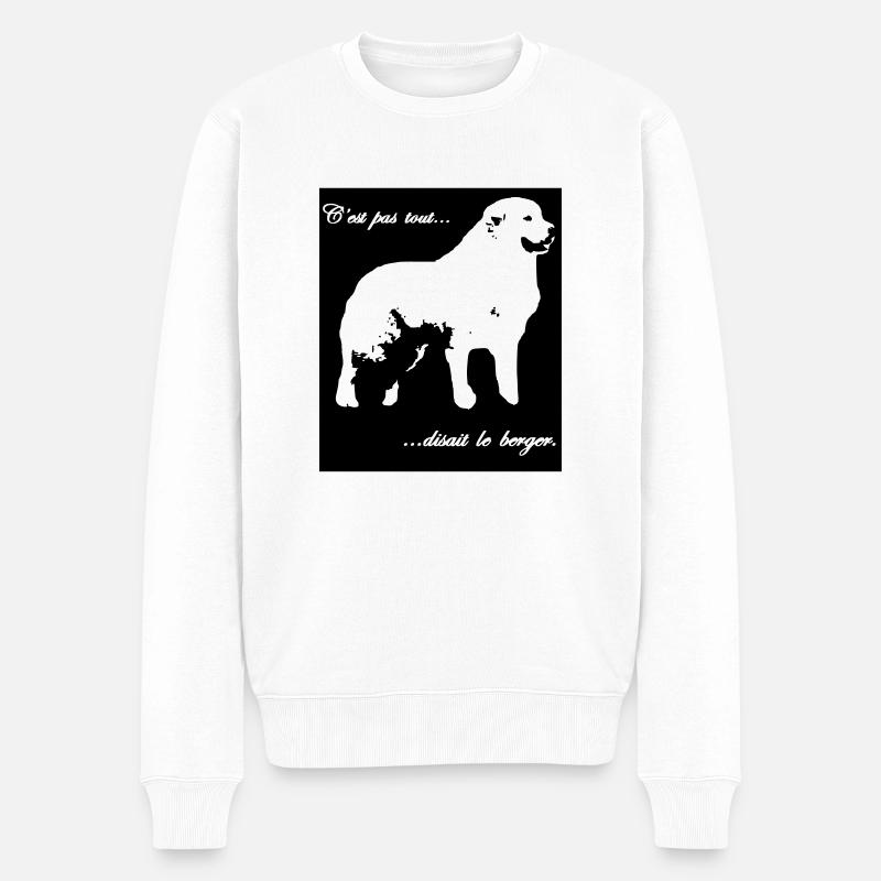 C est pas tout - Pull Premium bio Homme - blanc