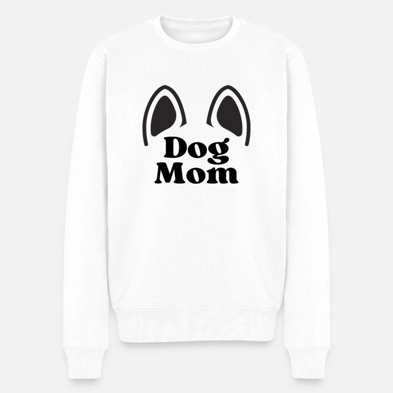 Maman chien - noir - Pull Premium bio Homme - blanc
