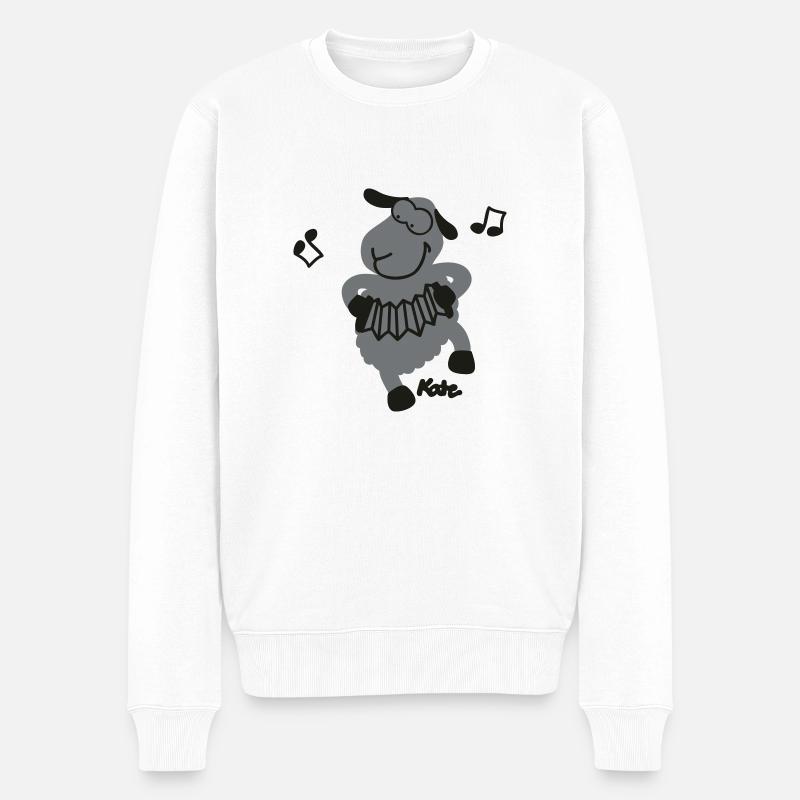 mouton(2c) - Pull Premium bio Homme - blanc