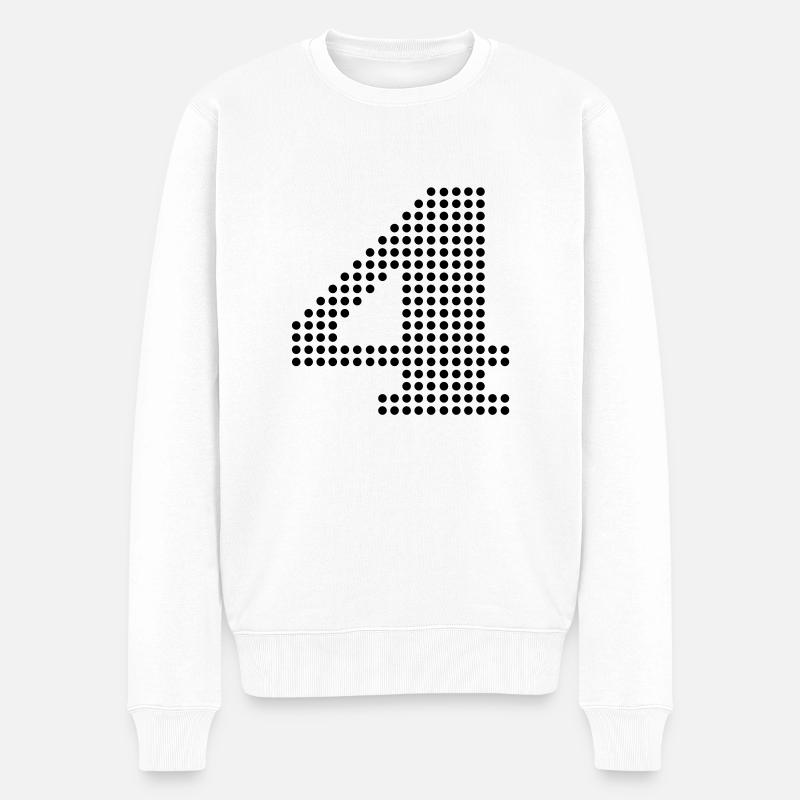 4 nummer - Pull Premium bio Homme - blanc