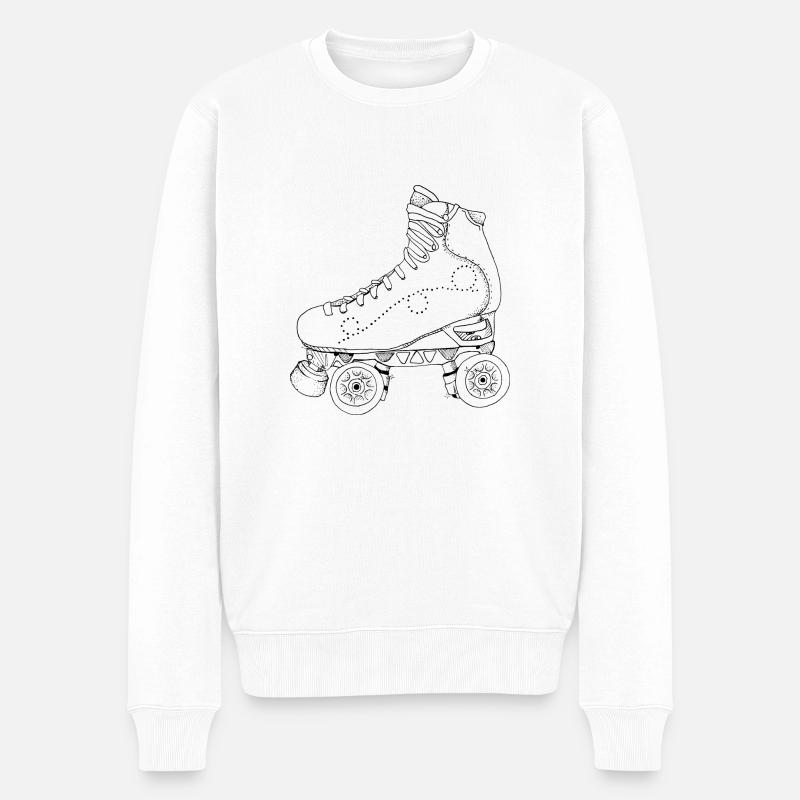 Rubino quad - Pull Premium bio Homme - blanc