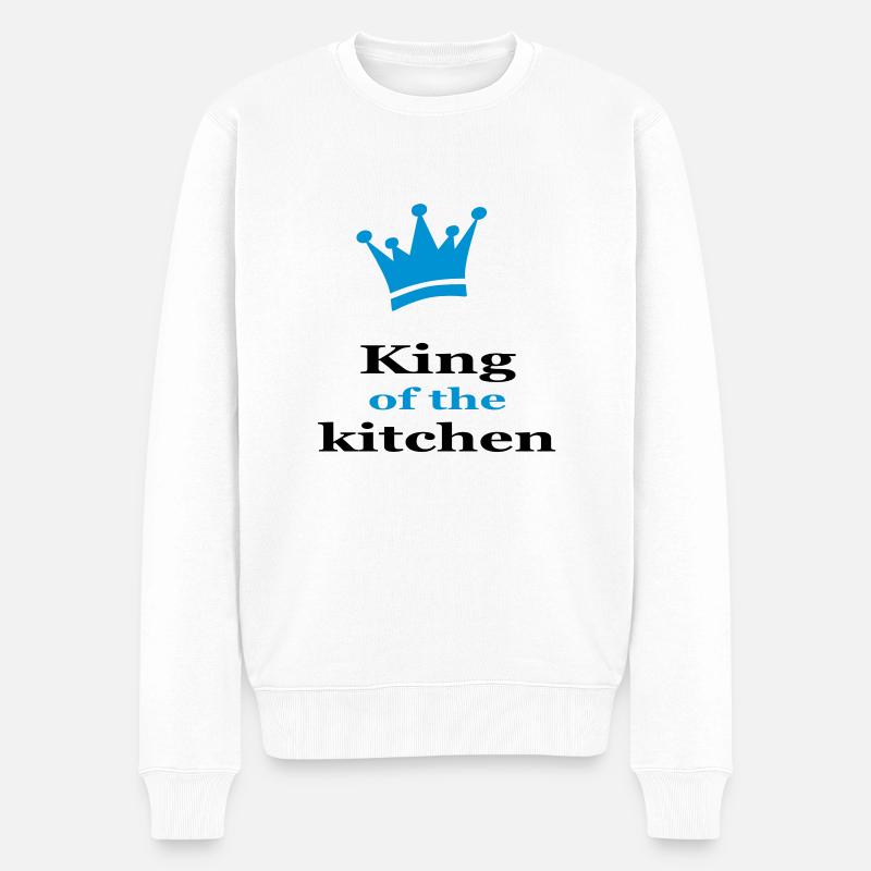 kochen - Männer Premium Bio Pullover - Weiß