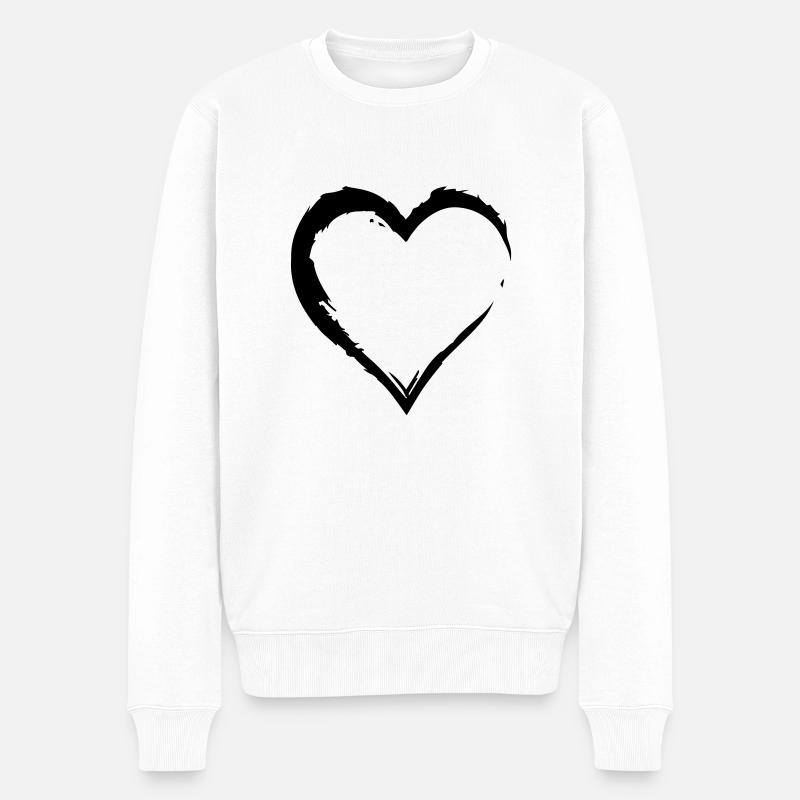 COEUR - Pull Premium bio Homme - blanc