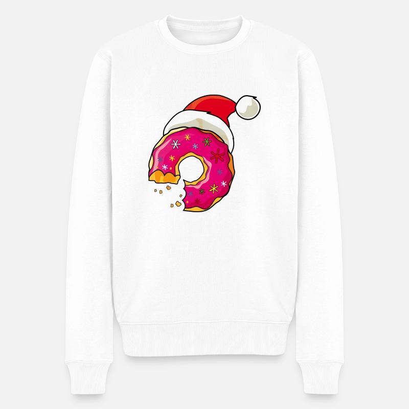 suesse-Weihnacht - Männer Premium Bio Pullover - Weiß