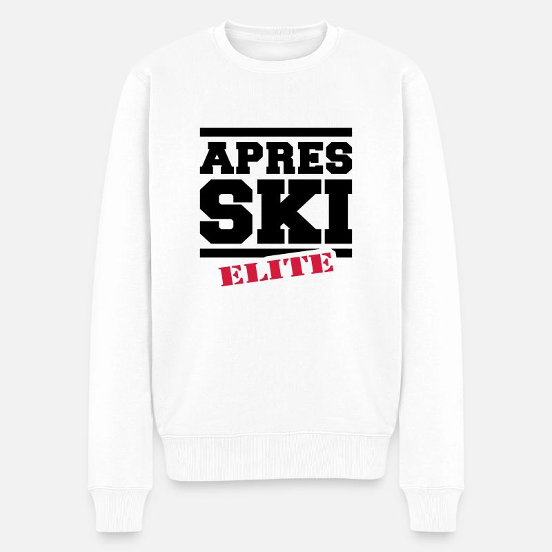 apres ski élite - Pull Premium bio Homme - blanc
