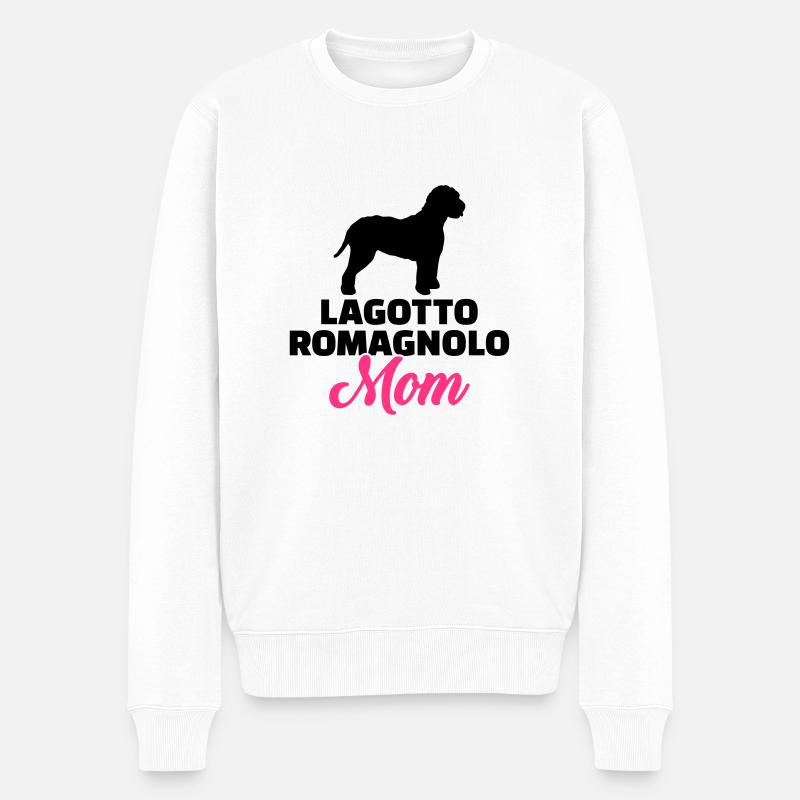 Lagotto Romagnolo - Männer Premium Bio Pullover - Weiß