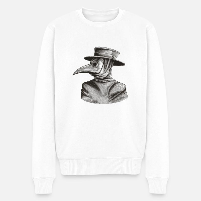 Capuche de peste - Pull Premium bio Homme - blanc