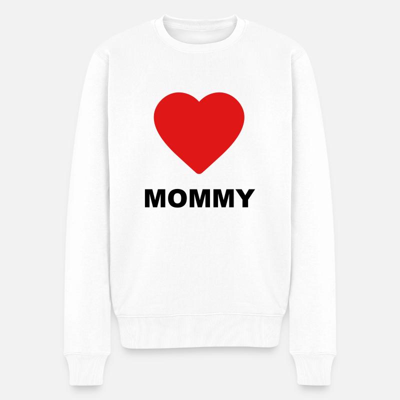 Joli design « maman » pour lui - Pull Premium bio Homme - blanc