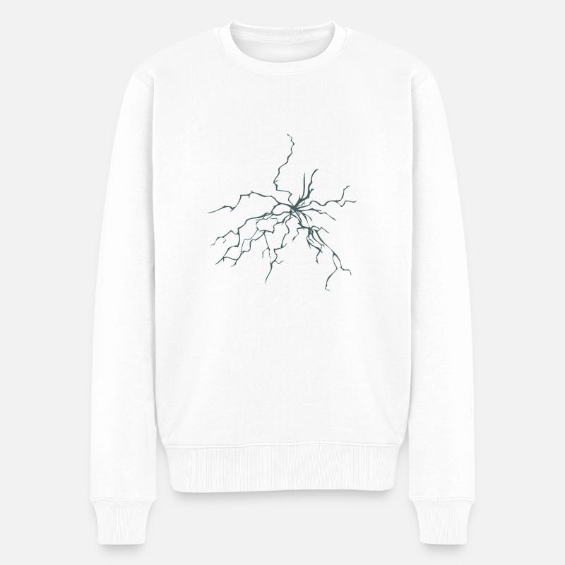 Blitz 1209 A - Männer Premium Bio Pullover - Weiß